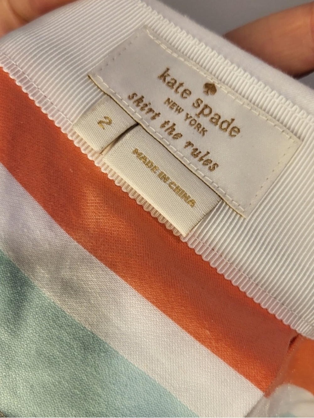 KATE SPADE VIBRANT mid skirt - Picture 3 of 3